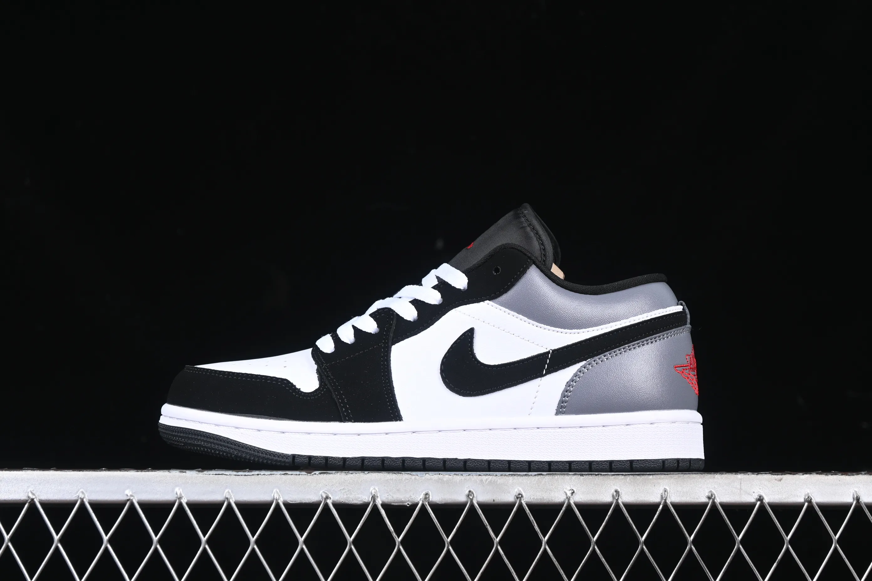 All categories Air Jordan Jordan series basketball shoes Air Jordan 1 Low Air Jordan 1 Low AJ1 Joe 1 gray white black hook low-top cultural casual sneakers HF3148-106